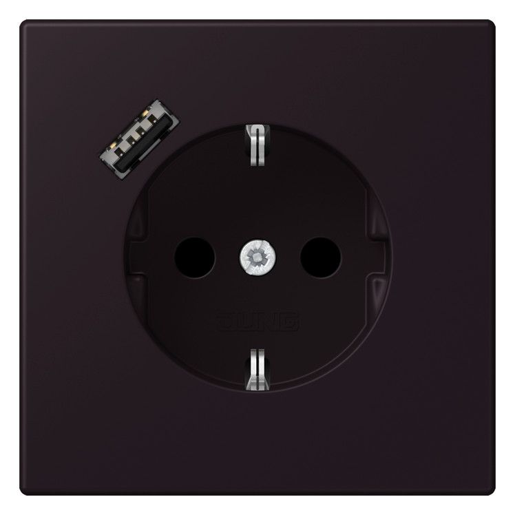 Jung LC1520-18A248 SCHUKO-Steckd.m.USB Typ A LC4320E