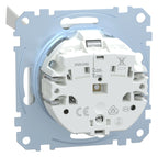 Mert MEG 2310-0325 SCHUKO-Steckdose BRS m.Klappdeckel StK aktivweiß glänz. Sys.M
