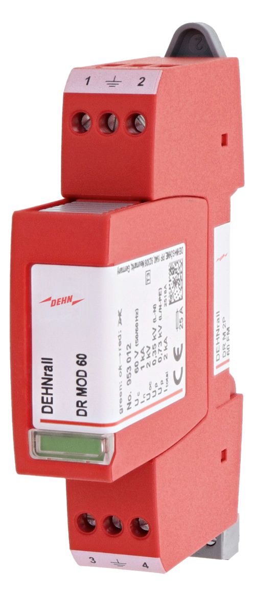 Dehn 953207 DRM2P60FM Überspannungs- ableiter Typ 3 DEHNrail M 2pol 60V