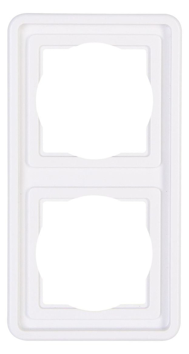 Kopp 302402074 STANDARD Abdeckrahmen 2f arktisweiß