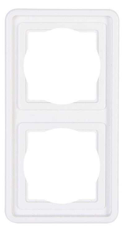 Kopp 302402074 STANDARD Abdeckrahmen 2f arktisweiß