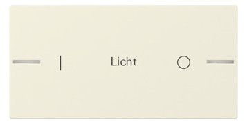 GIRA 862201 Wippe Wippenset 2f indiv.Tastsens.4.55 Cremeweiß