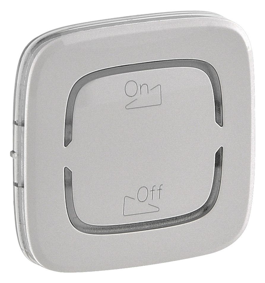 Legrand 755433 Wippe BUS/SCS m.Symbol Dimmer 2M Valena Allure Aluminium