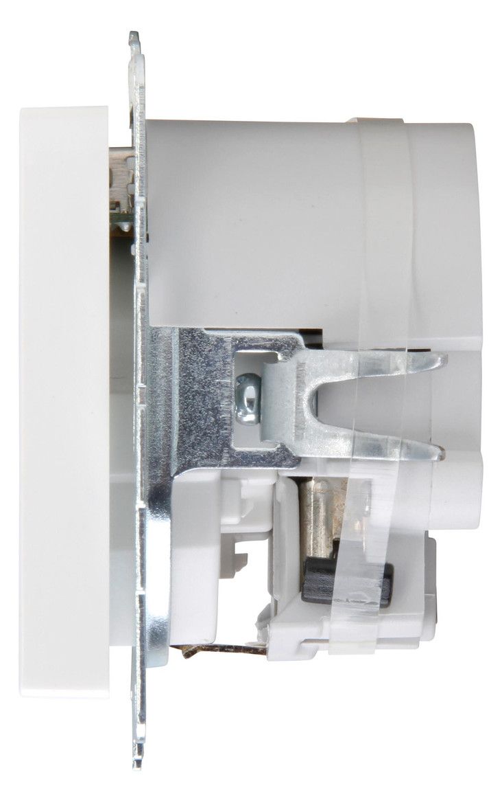 Kopp 296229080 ATHENIS UP Schuko Steckdose 2 USB Ladebuchsen reinweiß