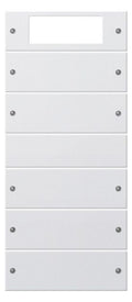 GIRA 219503 Wippenset 5fach Plus (2+3) System 55 Reinweiß glänzend (lackiert)