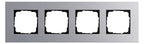GIRA 021417 Abdeckrahmen 4fach Esprit Aluminium (eloxiert)