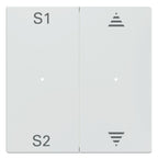 Mert MEG 5228-0325 Wippen f.Taster- Modul 2fach (Szene1/2,1/0),aktivweiß