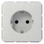Jung CD1520BFKILG SCHUKO Steckdose erh.Ber.schutz bruchsicher lichtgrau
