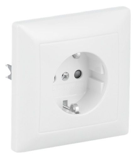 BJ 20 EUJB-914 SCHUKO Steckdose Vollplatte Bs alpinweiß balance SI