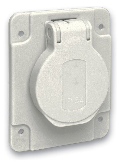 Schneider PKS62G Schukosteckdose grau 2p+E 10/16A 250V f.DE IP54 65x85mm