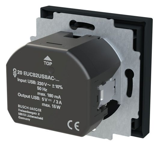 BJ 20 EUCB2USBAC-45M SCHUKO®-/USB-A+C Steckdose Safety+