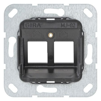 GIRA 560200 Modular Jack MJ-02 2fach Tragring