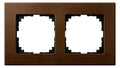 Mert MEG 4052-3473 Holzrahmen,2-fach, Walnuss,M-PLAN
