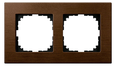 Mert MEG 4052-3473 Holzrahmen,2-fach, Walnuss,M-PLAN