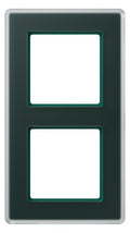 Jung AV582GLMSG Glasrahmen 2f senkr.eu.waager.e Montage Glas A VIVA sm