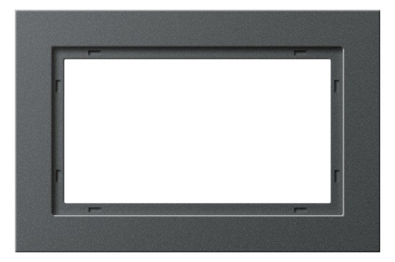 GIRA 100123 Abdeckrahmen 1,5fach E2 Anthrazit
