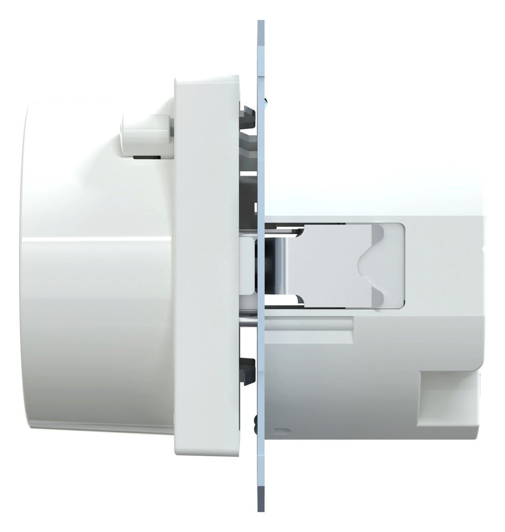 Mert 233825 FI-SCHUKO-Steckdose BRS aktivweiß glänzend System M