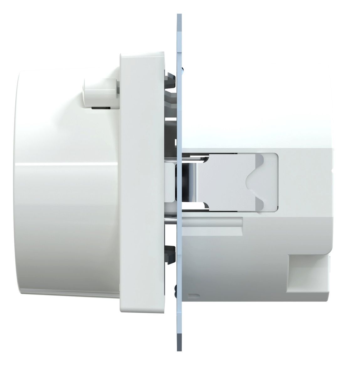 Mert 233825 FI-SCHUKO-Steckdose BRS aktivweiß glänzend System M
