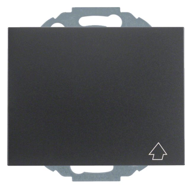 Berker 47477106 Steckdose SCHUKO+Klappd. u.erh.BS K.1 anthrazit matt