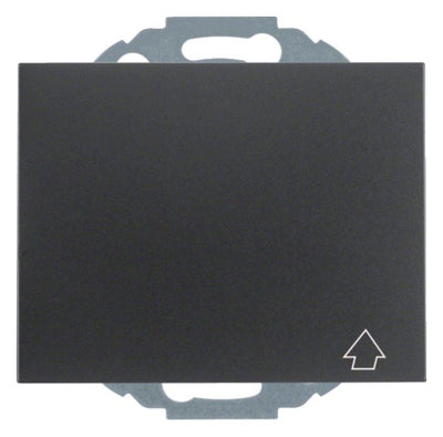 Berker 47477106 Steckdose SCHUKO+Klappd. u.erh.BS K.1 anthrazit matt