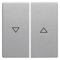 Berker 16256084 Wippe m.Aufdruck Symbol Pfeil Q.1/Q.3 alu samt lackiert