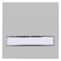 Kopp 492034002 HK07 Flächenwippe m.Beschriftungsfeld grau matt