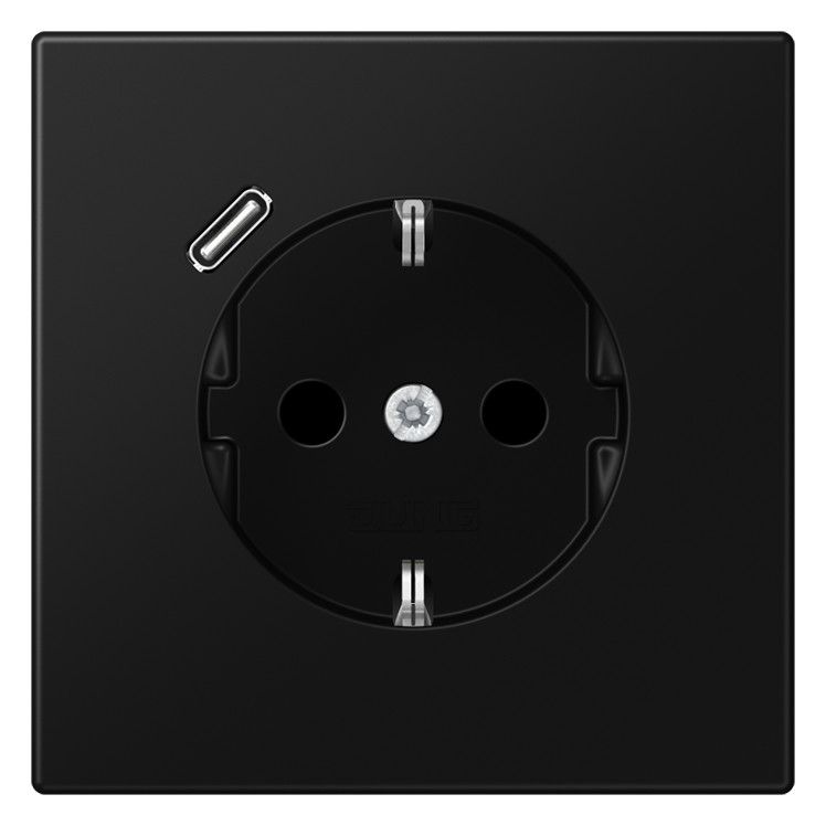 Jung LS1520-18CSWM SCHUKOsteckdose m.USB Typ C