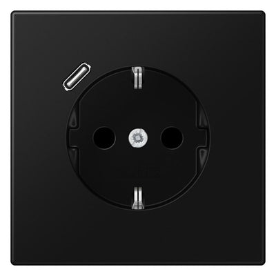Jung LS1520-18CSWM SCHUKOsteckdose m.USB Typ C