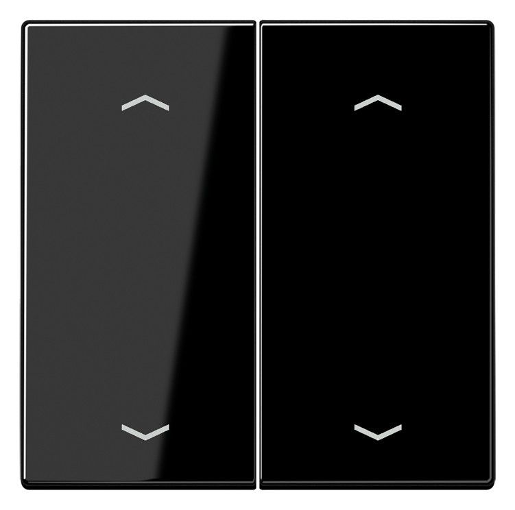 Jung LS995MPSW Wippe m.Symbolen Auf/Ab f.Taster BA 2f Mittenstellung schwarz