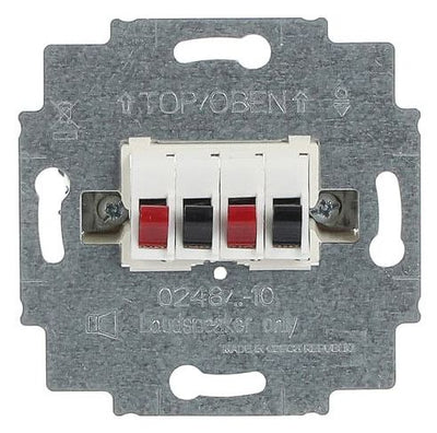 BJ 0248/04-101 Lautsprecher- Anschlussdose 2f alpinweiss