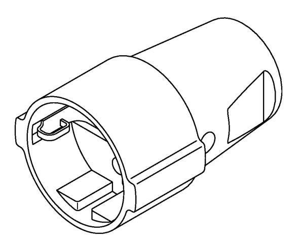 Pollmann 3051101 Schuko-Kupplung weiß