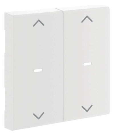 Hager GW2AC9016 Wippe 2fach Pfeil f.Tastsensormodul 55mm hfr verkehrsweiß