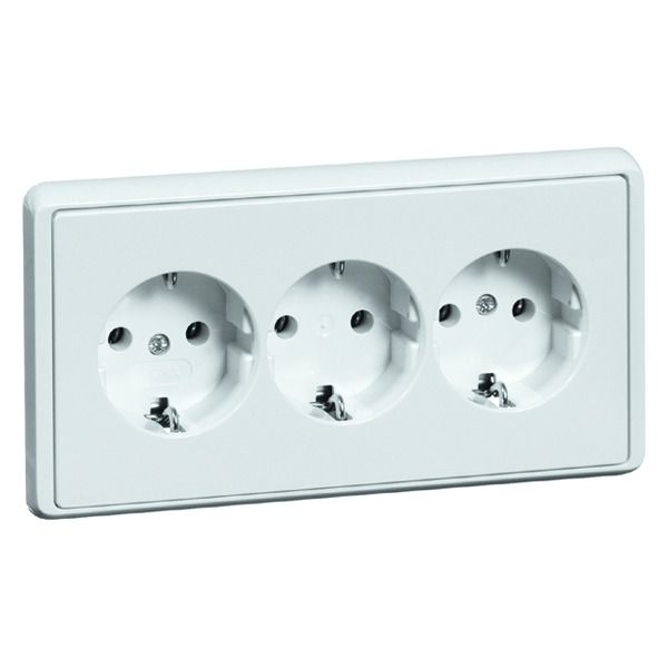 Peha D 95.6513.02 Steckdose SCHUKO 3f reinweis 00819711