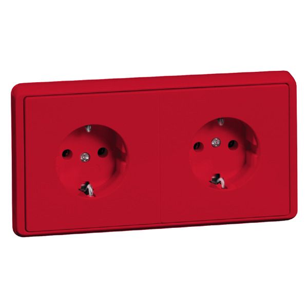 Peha D 95.6512/3.36 Steckdose SCHUKO 2f rot 00898311