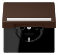 Jung LC1520BFNAKL239 SCHUKO-Steckd.KI m. Klappdeckel m.S