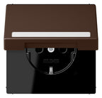 Jung LC1520BFNAKL239 SCHUKO-Steckd.KI m. Klappdeckel m.S