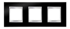 GEWISS GW16226TN Abdeckrahmen LUX International 2+2+2M horiz. Tonerschwarz