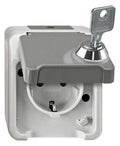 Mert MEG 2423-8029 SCHUKO-Steckdose lichtgrau abschl. gleich AQUASTAR