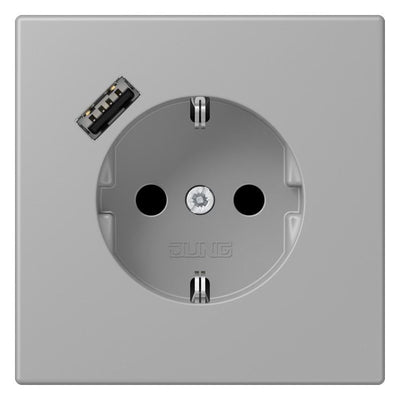 Jung LC1520-18A204 SCHUKO-Steckd.m.USB Typ A LC32012