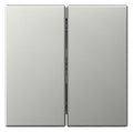 GIRA 3495600 Wippe 2fach gerade System 55 Edelstahl