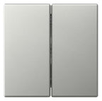 GIRA 3495600 Wippe 2fach gerade System 55 Edelstahl