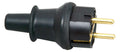 Kopp 173016008 Schuko Stecker Einsatz Polyamid/Kappe SEBS bruchfest 2 Schukos