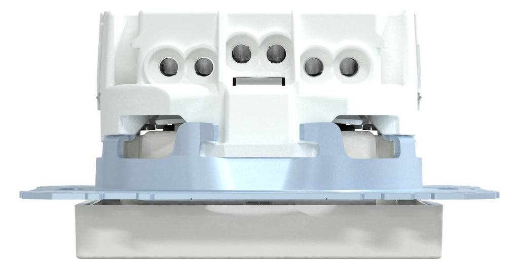 Mert MEG 2352-0319 SCHUKO-Steckdose+Kz Waschmaschine BRS StK polarweiß gl.Sys.M