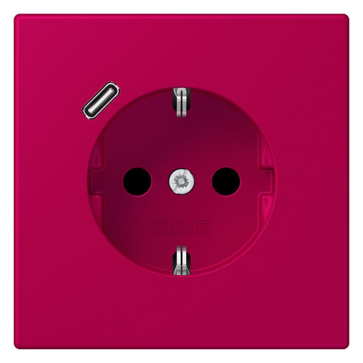 Jung LC1520-18C230 SCHUKO-Steckd.m.USB Typ C LC32101