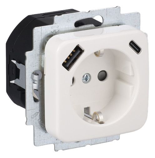 BJ 20 EUCB2USBAC-214 SCHUKO®-/USB-A+C Steckdose