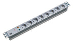 Bachmann 333.404 19" 1HE 8xSchuko 1xÜSS Strom 2m Schuko