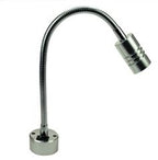 S&H 90048 LED Leseleuchte 38x300mm dimmbar 10-30VDC 2W 110Lm 5000K Chrom
