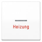 Jung AS591HWW Wippe Heizung Notschalter m.Lichtleiter Serie AS alpinweiß