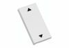 ELDAT RTS23-ACC-02-02P2 Wippe AUF/ZU 2x Format 55 weiß für Wandsender RTS23