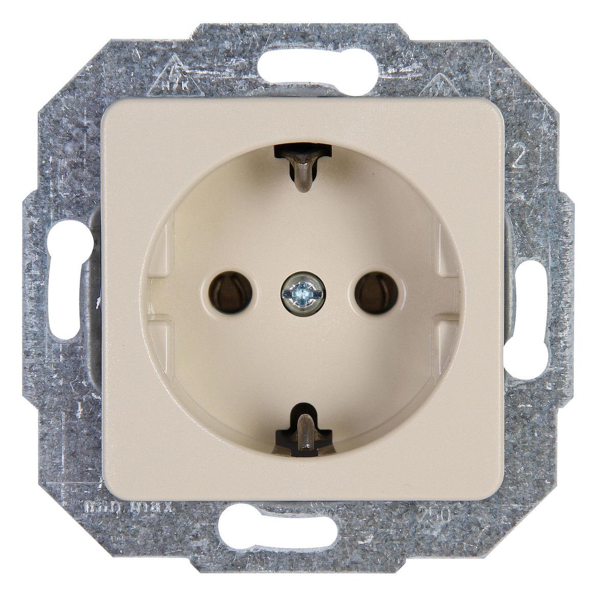 Kopp 113601071 EURPA Schuko Steckdose cremeweiß